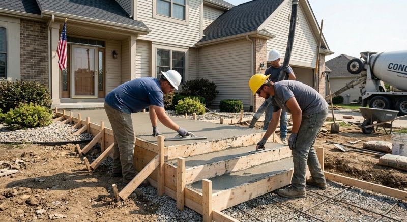 Concrete Installation in Williamsburg, VA