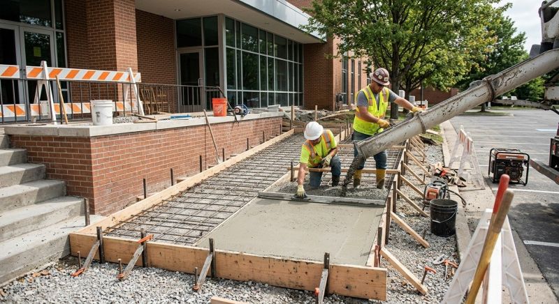 Concrete Installation in Williamsburg, VA