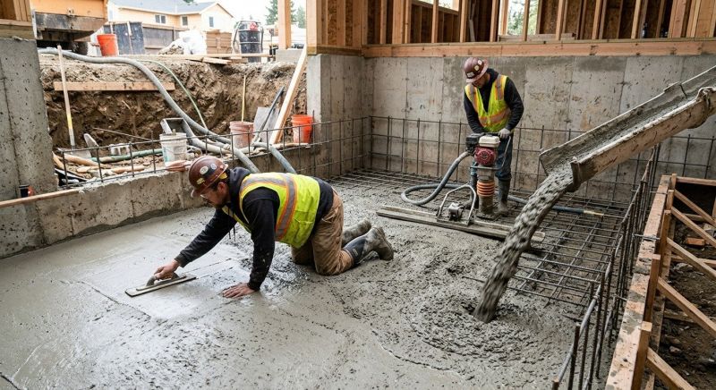 Basement Concrete Installation in Mascot, VA
