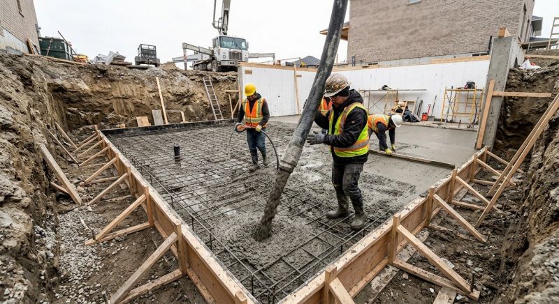 Basement Concrete Pouring in Williamsburg, VA