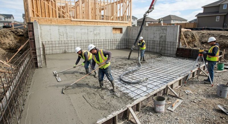 Basement Slab Installation in Williamsburg, VA