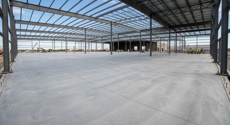 Commercial Slab Installation in Carrollton, VA