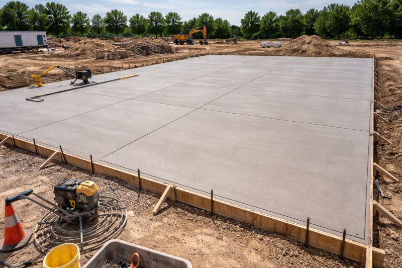 Commercial Slab Installation in Surry, VA