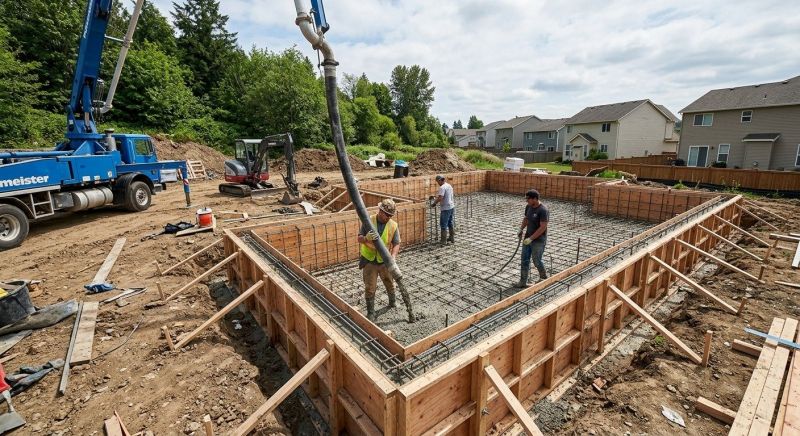 Concrete Foundation Installation in Carrollton, VA