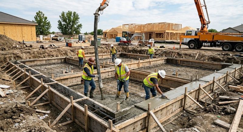 Concrete Foundation Installation in Lanexa, VA