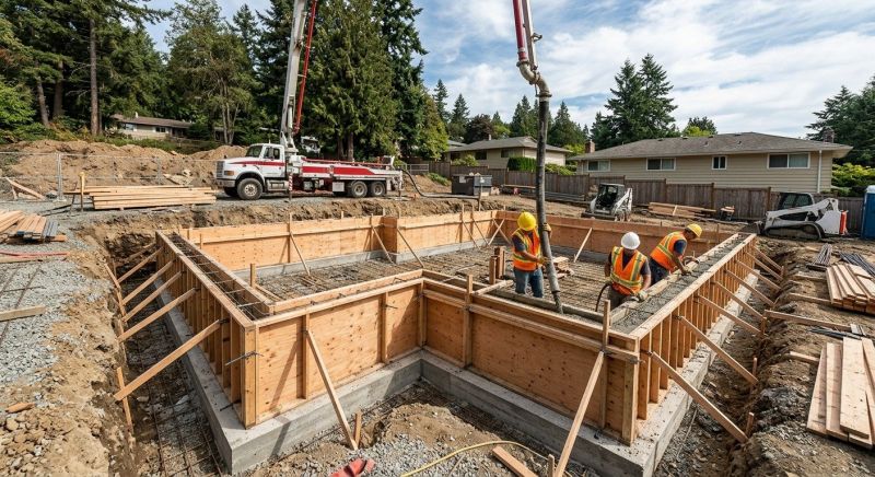 Concrete Foundation Installation in Smithfield, VA