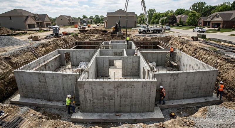 Foundation Construction in Surry County, VA