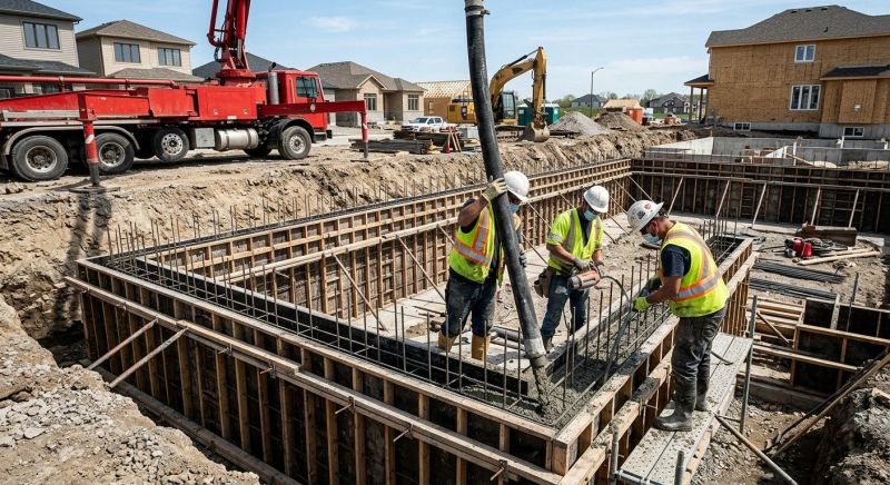 Foundation Wall Pouring in Middlesex County, VA