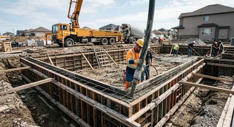 Foundation Wall Pouring in Smithfield, VA