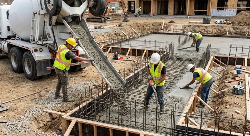 Foundation Wall Pouring in York County, VA