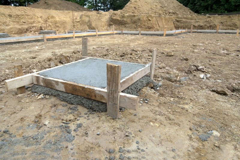 House Footing Construction in Williamsburg, VA